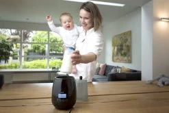 Alecto BW700BK - Snelle Digitale Flessenwarmer 500W Voor Opwarmen, Steriliseren En Ontdooien - Inclusief Stoomkap - Bediening Via Display - Zwart -Babyproducten 1200x800 763