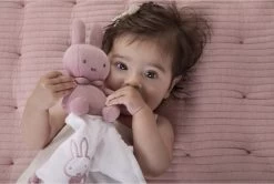 Tiamo Collection Knuffeldoekje Nijntje - Pink Baby Rib -Babyproducten 1200x808