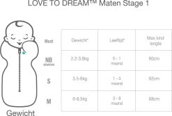 Love To Dream™ Babyslaapzak Swaddle Up™ - Inbakeren - Baby 0-3 Maanden - 3.5-6 Kg - All Season - Grijs -Babyproducten 1200x809 5