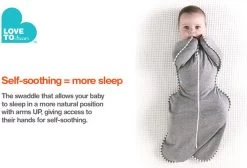 Love To Dream™ Babyslaapzak Swaddle Up™ - Inbakeren - Baby 3-6 Maanden - 6-8.5 Kg - All Season - Grijs -Babyproducten 1200x814 7