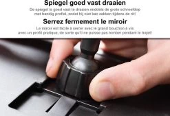 Merkloos Autospiegel Baby - Verstelbare Spiegel Hoofdsteun Autostoel Achterbank - Veiligheidsspiegel - Baby En Kids - 19 X 30cm - 360 Graden Draaibaar - Zwart -Babyproducten 1200x823 1