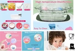 Bob Online ™ – Blauw Beer – Melkpoeder Doseerdoosje + Rietje – BPA-vrij – Melkpoeder Toren Blauw – Melkpoedertoren – Milk Powder Tower – Milk Powder Dispenser – Bewaar Bakjes – Reisbox – Bewaardoosje – Herbruikbaar Rietje – Baby Training Straw -Babyproducten 1200x824 17