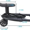 Meerijdplankje Met Zitje - Meerijdplankje Universeel – Buggy Board – Buggy Board Meerijdplankje – Buggy Universeel Meerijdplankje – Zwart Wiel -Babyproducten 1200x824 3