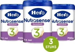 Hero Nutrasense SensiSoft Peutermelk 3 - Flesvoeding Vanaf 1 Jaar - 3 X 700 Gram - Met Melkvet - Palmolie Vrij -Babyproducten 1200x825 11