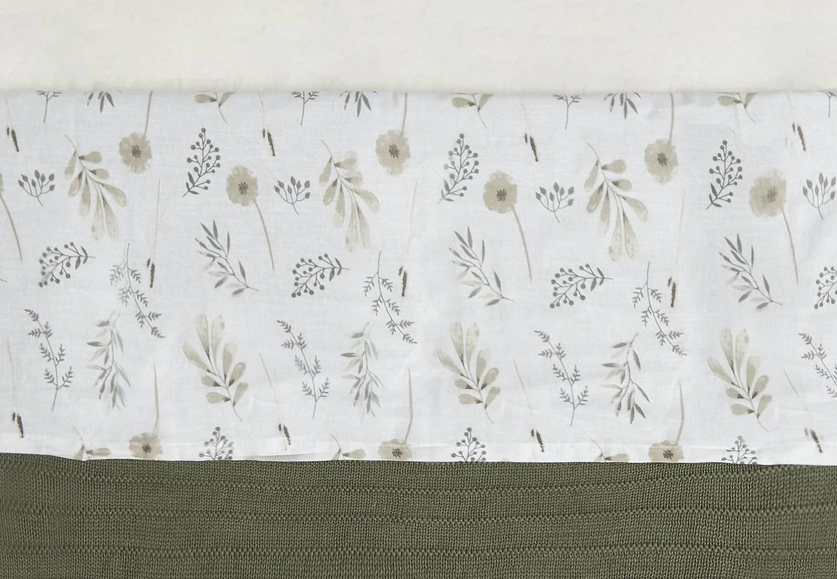 Jollein Baby Laken Wieg 75x100cm - Wild Flowers 6 Jollein Baby Laken Wieg 75x100cm - Wild Flowers - Afbeelding 4