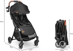 Lionelo Buggy Julie One - Kinderwagen Premium - Automatisch Opvouwen - Wandelwagen Tot 22 Kg - Comfortabele Zitje -Babyproducten 1200x833 4