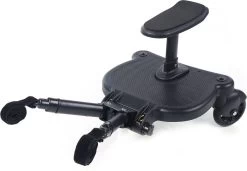 Merkloos Meerijdplankje - Kinderwagen - Buggy - KANT EN KLAAR - Al In Elkaar Gezet! - Met Zitje Voor Uw Kind - Zwart -Babyproducten 1200x833 5