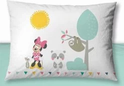 Minnie Mouse Ledikant Dekbedovertrek Hello 100x135 Cm -Babyproducten 1200x834 4