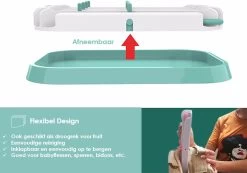 Nevi Afdruiprek Met Lekbak - Afdruipmat Voor 10 Flessen - Opvouwbaar Droogrek Babyfles - Inclusief Afwasborstel -Babyproducten 1200x842 8