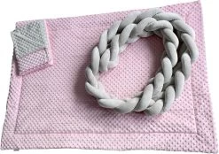 IL BAMBINI Gevlochten Baby Bed Bumper Treccia - Bedomrander - Box Omrander - Hoofdbeschermer - Boxrand - Bedbumper - Stootrand - Boxomrander - (3 Meter) Grijs 13 IL BAMBINI Gevlochten Baby Bed Bumper Treccia - Bedomrander - Box Omrander - Hoofdbeschermer - Boxrand - Bedbumper - Stootrand - Boxomrander - (3 Meter) Grijs -Babyproducten 1200x843 3