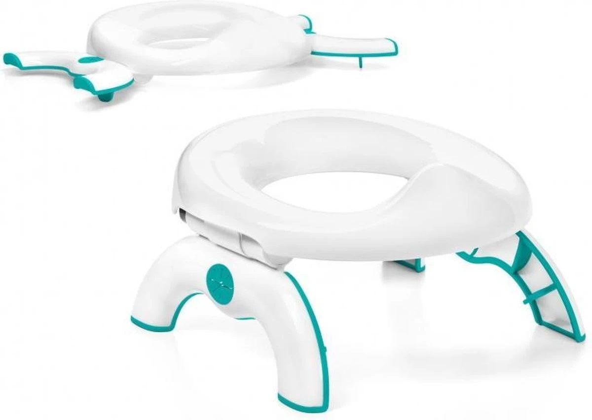 Oxo Tot 2-in-1 Plaspotje - Reispotje - WC Verkleiner - Teal 4 Oxo Tot 2-in-1 Plaspotje - Reispotje - WC Verkleiner - Teal - Afbeelding 2
