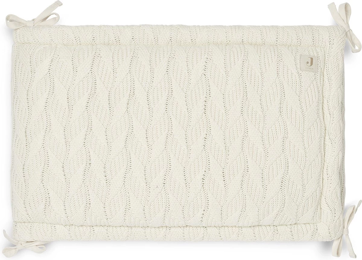 Jollein Bedomrander Spring Knit 180x35cm - Ivory 5 Jollein Bedomrander Spring Knit 180x35cm - Ivory - Afbeelding 3