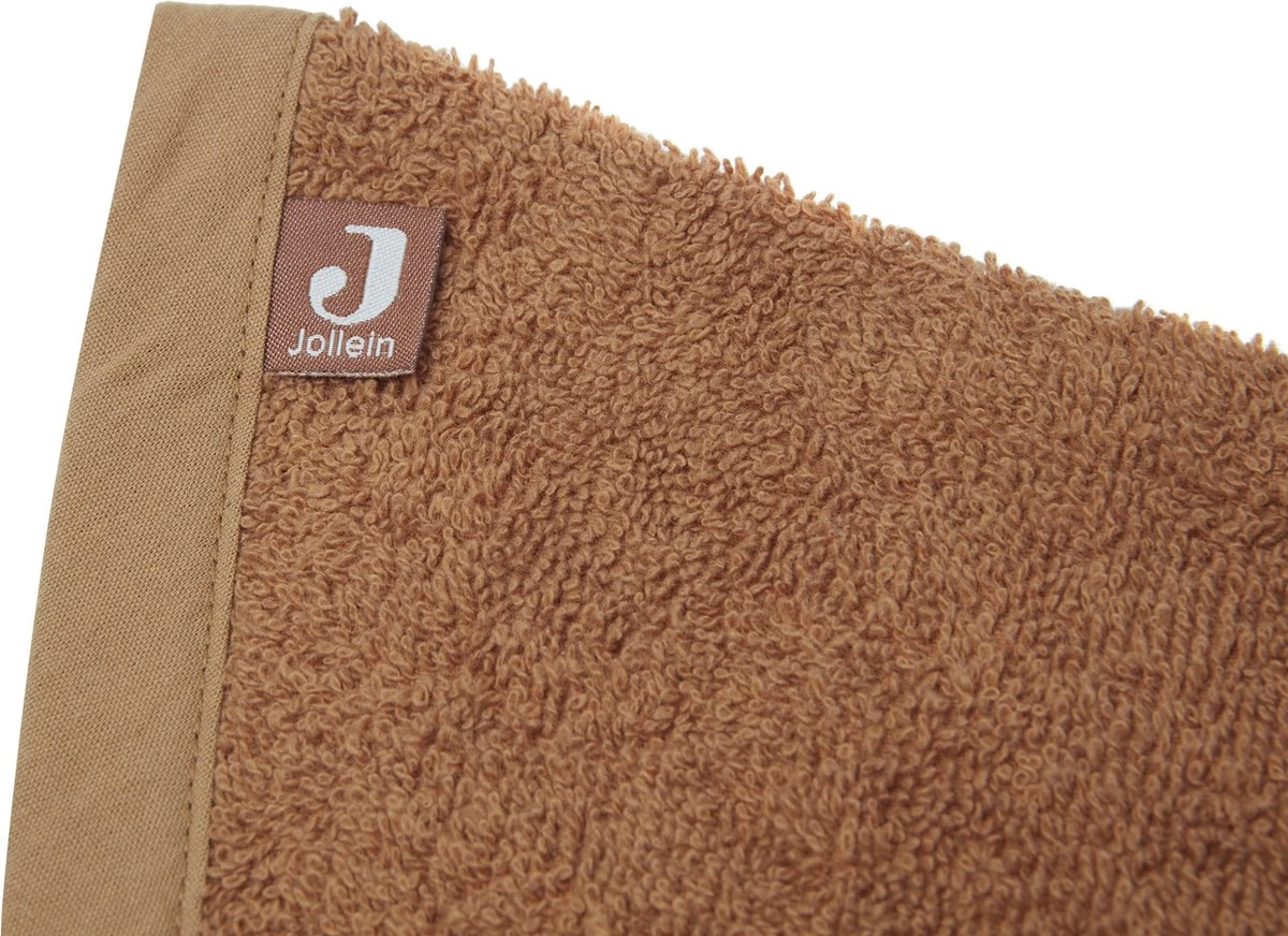 Jollein Baby Washand Badstof Ears - Caramel 4 Jollein Baby Washand Badstof Ears - Caramel - Afbeelding 2