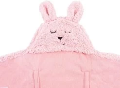 Jollein Wikkeldeken Bunny 100x105cm - Pale Pink -Babyproducten 1200x884 3