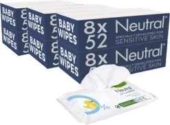 Neutral - Baby Billendoekjes - 48 X 52 = 2496 Stuks - 0% Parfum 11 Neutral - Baby Billendoekjes - 48 X 52 = 2496 Stuks - 0% Parfum -Babyproducten 1200x884 6
