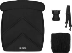 Lionelo Buggy Cloe - Kinderwagen Premium + - Tot 22 Kg - Verstelbare Rugleuning - 5-punts Veiligheidsgordels - Grote Zwenkwielen - Klamboe - Bekerhouder - Lichtgewicht - Compact - Waterdicht -Babyproducten 1200x888 5