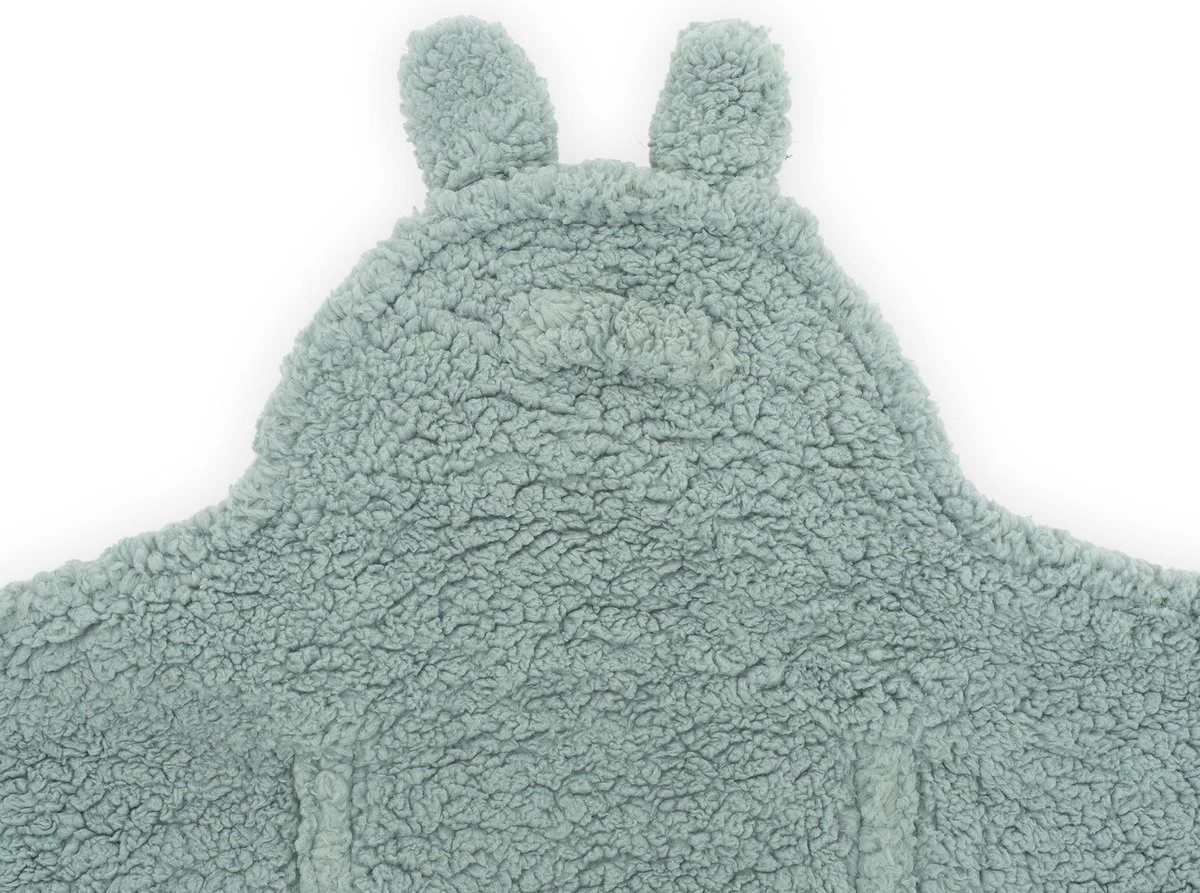 Jollein Wikkeldeken Bunny 100x105cm - Ash Green 6 Jollein Wikkeldeken Bunny 100x105cm - Ash Green - Afbeelding 4