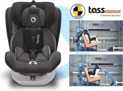 Lionelo Bastiaan - Autostoel - Roteerbaar - 0-36kg - 360° Draaibaar -Babyproducten 1200x894