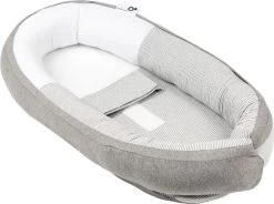 Doomoo Cocoon - Babynestje - Biologisch Katoen En 74 X 46 Cm - Classic Grey -Babyproducten 1200x895 8