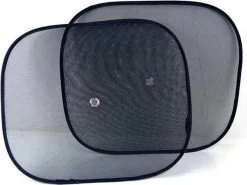 Merkloos Zonnescherm / Zonwering Auto - UV Protectie - 2 Stuks Autozonwering Voor Autoraam / Zijruit