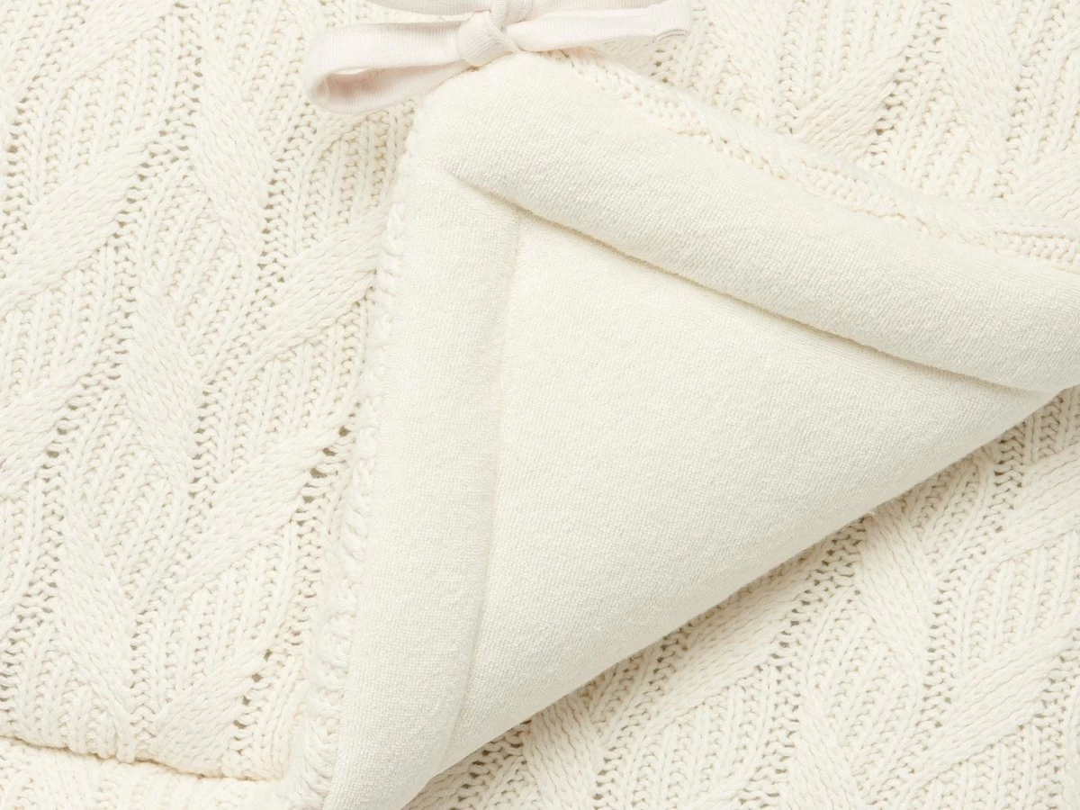 Jollein Bedomrander Spring Knit 180x35cm - Ivory 4 Jollein Bedomrander Spring Knit 180x35cm - Ivory - Afbeelding 2