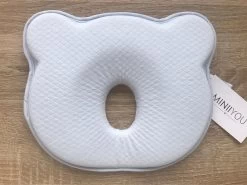 MINIIYOU® Orthopedisch Baby Hoofdkussen - Blauw - Plat Hoofd - Katoen - Traagschuim Vulling -Babyproducten 1200x900 156