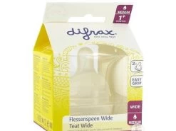 Difrax Flessenspeen Wide Voor Brede Babyflessen - Maat Medium - 2 Stuks -Babyproducten 1200x900 185