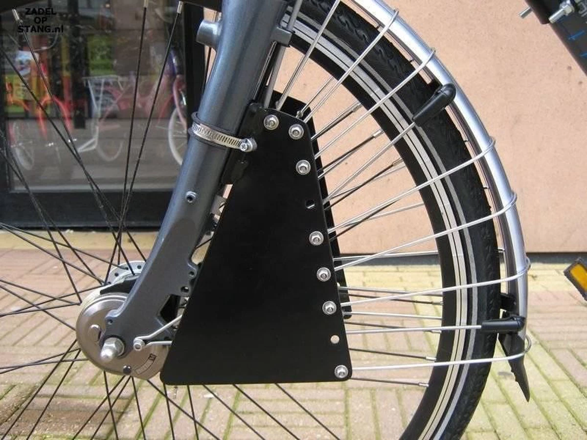 Velo Zadel Op Stang Model 2 - Voor Herenfiets - Met 2 Dunne Stangen 6 Velo Zadel Op Stang Model 2 - Voor Herenfiets - Met 2 Dunne Stangen - Afbeelding 4