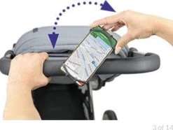 Dooky Telefoonhouder Smartphone Telefoon Houder 360* Rotatie Universeel Kinderwagen Fiets Zwart -Babyproducten 1200x906 1