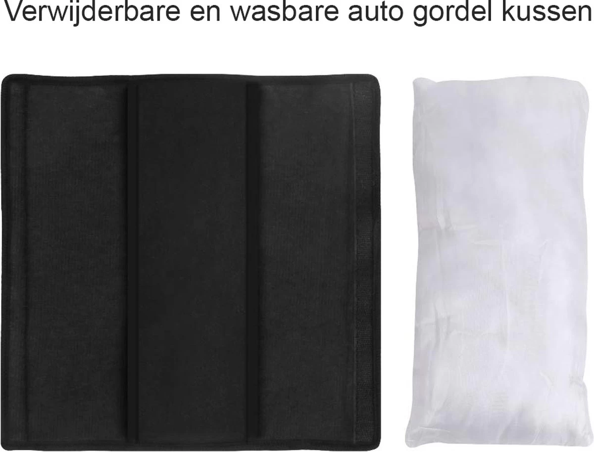 Gordelbeschermer Zwart Auto - Gordelkussen Kind - Slaapkussen - Nekkussen Kind Auto - Autogordel Kussen - Autogordel Beschermer - Auto Accessoires - Auto Accessories Interieur - 2 Stuks 9 Gordelbeschermer Zwart Auto - Gordelkussen Kind - Slaapkussen - Nekkussen Kind Auto - Autogordel Kussen - Autogordel Beschermer - Auto Accessoires - Auto Accessories Interieur - 2 Stuks - Afbeelding 7