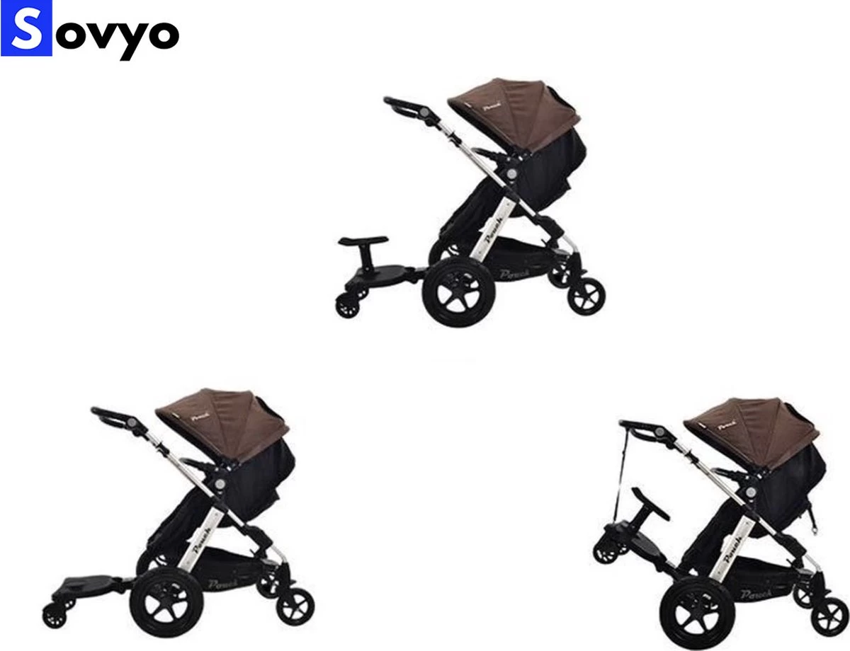 Merkloos Meerijdplankje Universeel Buggy/Kinderwagen - Kinderwagen Accessoire Met Afneembaar Zitje Van Hoogwaardige Kwaliteit - Verstelbaar Meerijdplankje 4 Merkloos Meerijdplankje Universeel Buggy/Kinderwagen - Kinderwagen Accessoire Met Afneembaar Zitje Van Hoogwaardige Kwaliteit - Verstelbaar Meerijdplankje - Afbeelding 2