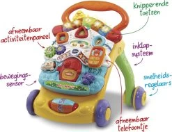 VTech 2 In 1 Baby Walker - Educatief Babyspeelgoed - Loopwagen Met Licht -Babyproducten 1200x922