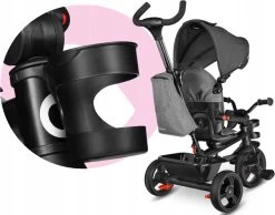 Merkloos Kinderwagen - 3 In 1 Kinderwagen - Duwfiets - Driewieler - Tot 25 Kg - Tot 36+ Maanden - Met Duwstang - Kinder Wagen - Kinder Driewieler - Buggy - Duwfiets -Babyproducten 1200x941 4