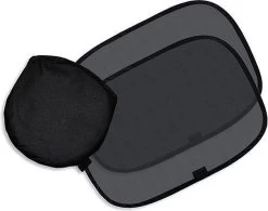 Merkloos Zonwering Auto - UV Protectie - Luxe Zonneschermen - Zijruit 2 Stuks - Zonnescherm Auto - Bescherm Uw Baby En Kinderen -Babyproducten 1200x945