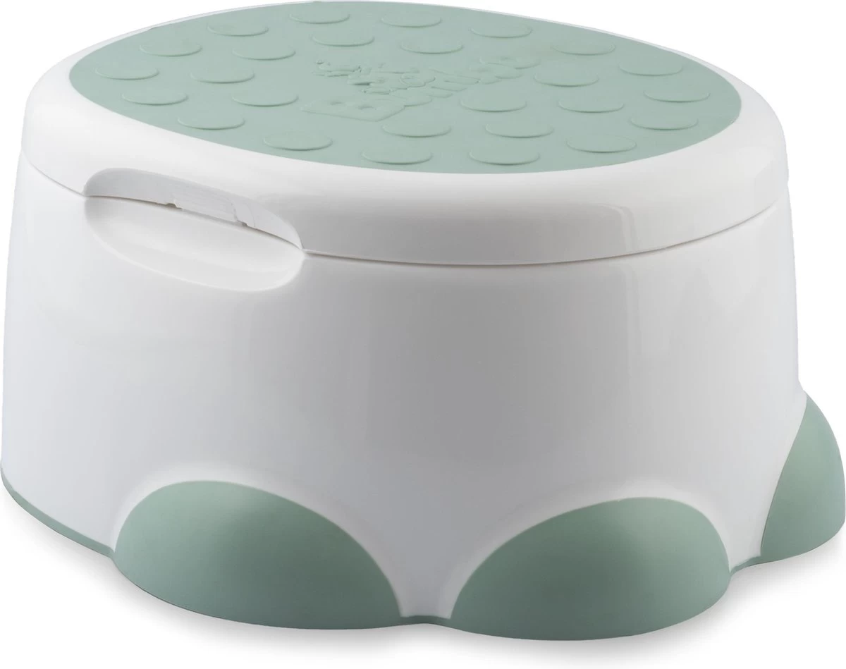Bumbo - Step 'n Potty Hemlock Green -Toilet Trainer- Brilverkleiner Met Opstapje -Toilet Bril Zitje - 3 In 1 WC Potje -WC Zindelijkheids Training Voor Jongens/Meisjes - Urinoirs Voor Kind/Peuter Van 2 Tot 7 Jaar - Wit Met Groen 5 Bumbo - Step 'n Potty Hemlock Green -Toilet Trainer- Brilverkleiner Met Opstapje -Toilet Bril Zitje - 3 In 1 WC Potje -WC Zindelijkheids Training Voor Jongens/Meisjes - Urinoirs Voor Kind/Peuter Van 2 Tot 7 Jaar - Wit Met Groen - Afbeelding 3