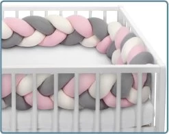 Sevibaby Roze 3-in-1 Braided Bedbumper En Babynest 521-2 11 Sevibaby Roze 3-in-1 Braided Bedbumper En Babynest 521-2 -Babyproducten 1200x953 1