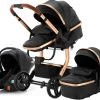 Loft Home Luxe 3-in-1 Kinderwagen | Wandelwagen | Autostoeltje | Buggy | Inklapbaar | Zwart | 0-36 Maanden -Babyproducten 1200x956 4