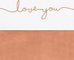 Jollein Baby Laken Wieg 75x100cm Love You - Caramel