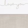 Jollein Baby Laken Ledikant 120x150cm Love You - Nougat