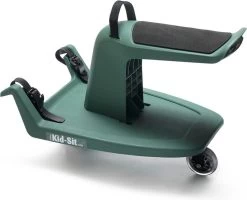 Kid-Sit Meerijdplankje Universeel - Met Zitje - Buggyboard - Tot 4 Jaar - Forest Green - Groen