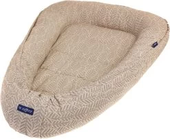 Zaffiro Leaves Babynestje - Beige - Hoes Van 100% Katoen -Babyproducten 1200x980 7