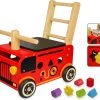 Houten Loopwagen Brandweer Met Blokken - I'm Toy -Babyproducten 1200x984