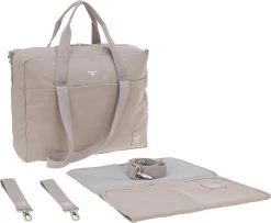 Lässig Green Label Luiertas Cotton Essential Taupe -Babyproducten 1200x987