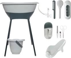 LUMA Bad- En Verzorgingsset (8-delig) - Sage Green