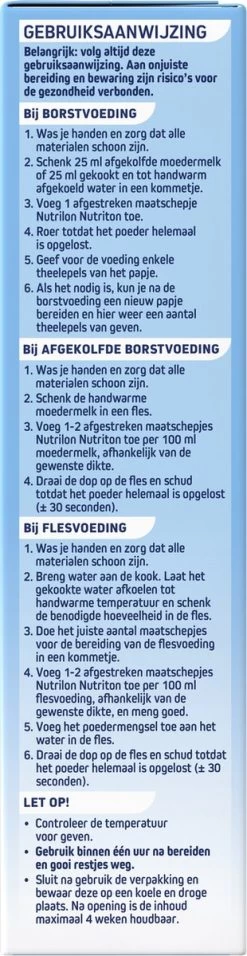 Nutrilon Nutriton – Bij Spugen Toe Te Voegen Aan Borst- En Flesvoeding – 135g -Babyproducten 310x1200 3