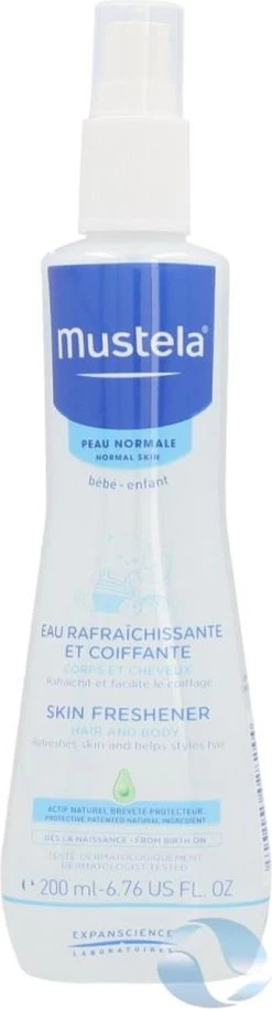Mustela Verfrissend Water Haar En Lichaam - 200ml -Babyproducten 324x1200