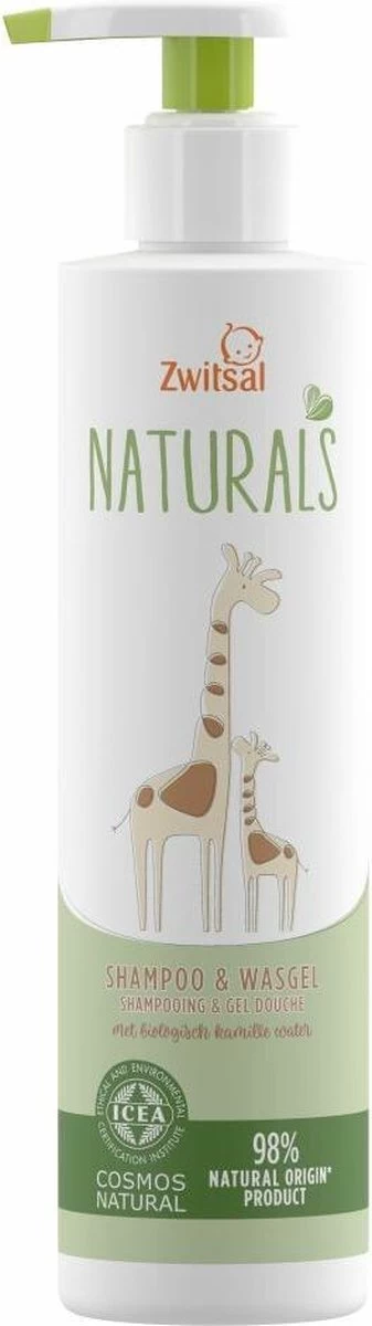 Zwitsal Naturals Shampoo&Wasgel 250ml 3 Zwitsal Naturals Shampoo&Wasgel 250ml