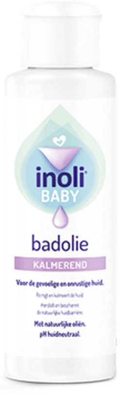 Inoli Baby - Badolie Kalmerend - 100 Ml -Babyproducten 367x1200 1