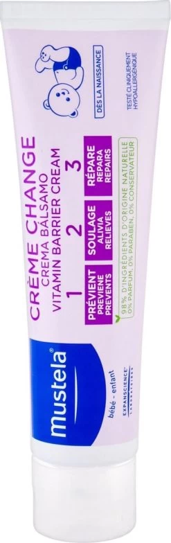 Mustela Bébé Crème Change 1>2>3> - 100 Ml -Babyproducten 378x1200 1