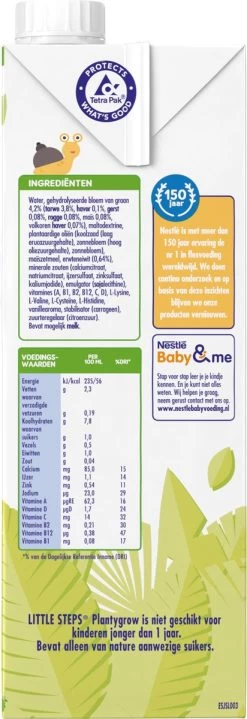 Nestlé LITTLE STEPS® Plantygrow Plantaardige Drink 1-3+jaar -Babyproducten 412x1200 1